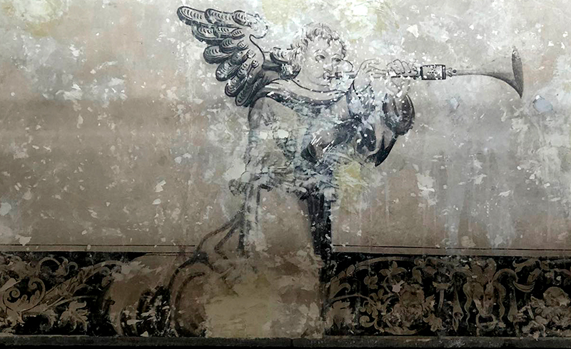 Ángel con chirimía, Puebla, México.