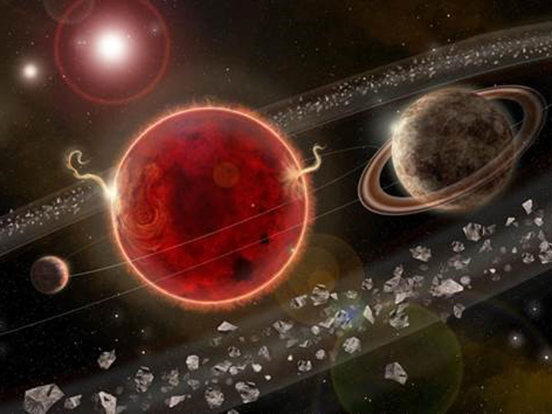 Concepció artística del sistema al voltant de Proxima Centauri. / INAF.