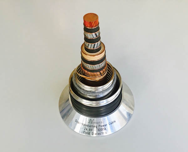 Cable superconductor desenvolupat en el projecte Eurotapes.