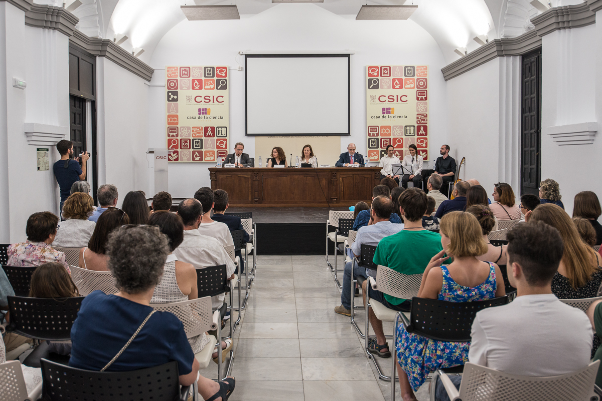Acte d'entrega de guardons, a la Casa de la Ciencia de Sevilla (imatge: Bruno Sester/CSIC)