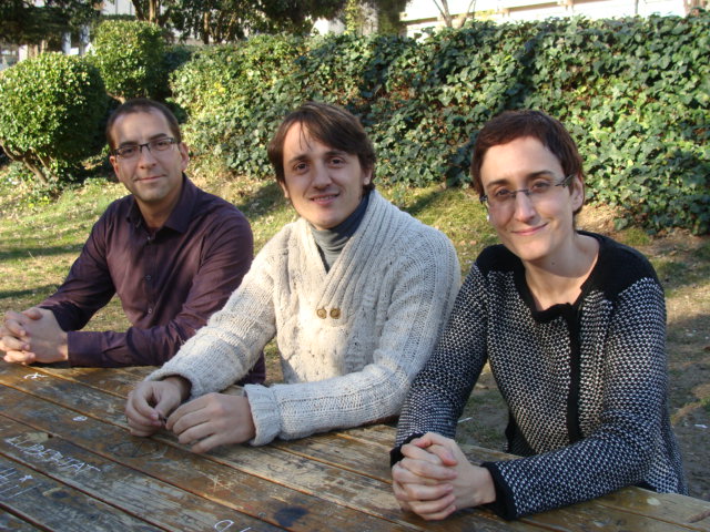 Els guardonats (d’esquerra a dreta) Jordi Sort, Mariano Campoy i Neus Sabaté.