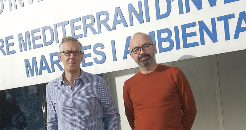 César R. Ranero y Valentí Sallarés, científics de l'ICM-CSIC guardonats amb el Premi Ciutat de Barcelona 2019. 