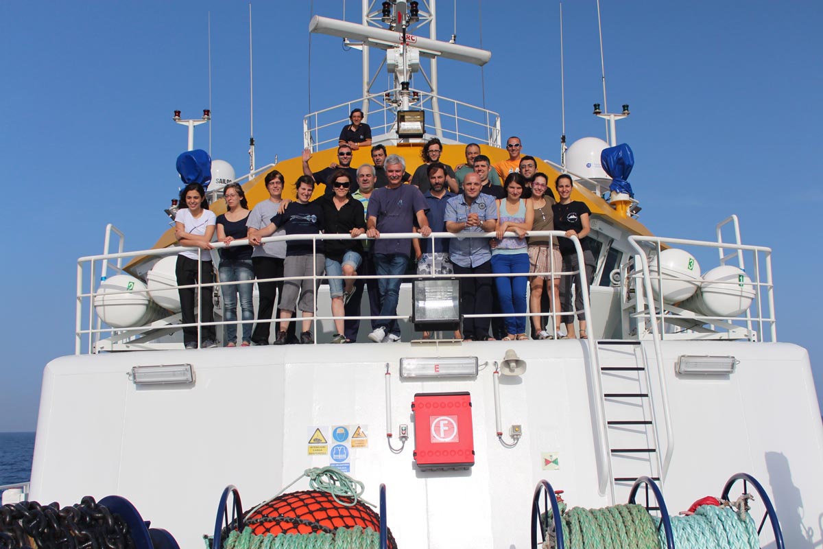 Investigadors de la campanya MedSea. 