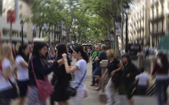 Passejants per Barcelona. (CSIC)