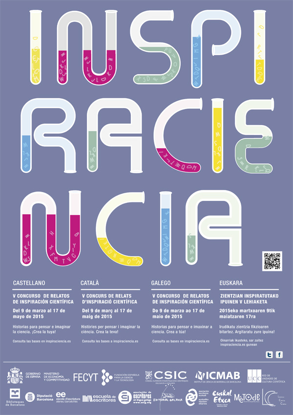 Pòster de la cinquena edició (2015) d'Inspiraciència.  