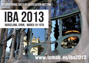Flyer del congrés IBA 2013.